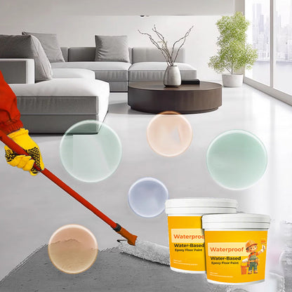 🎄🎅Christmas Hot Sale - 49% OFF💥Waterproof Water-Based Epoxy Floor Paint