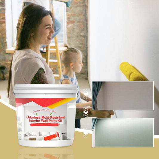 Odorless Mold-Resistant Interior Wall Paint Kit