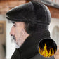 Men's Warm Padded Peaked Cap