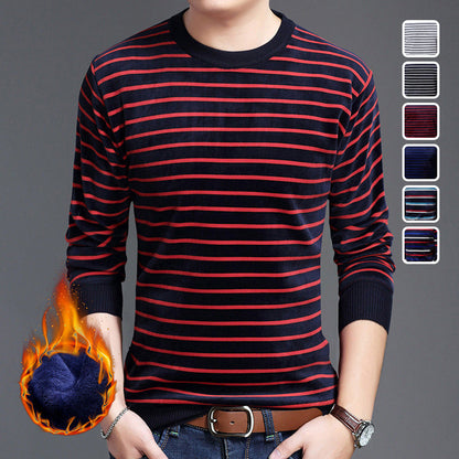 🔥49%OFF Christmas Sale🔥Men's Warm Striped Cozy Fashion Sweater