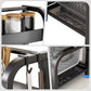 Multifunctional Stable Kitchenware Shelf with Hooks