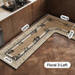 Floral Pattern Diatomaceous Earth Kitchen Mats