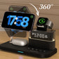 🔥2025 New Year's Best Seller🔥3-in-1 Wireless Charging Station with Alarm Clock