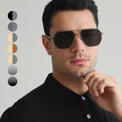 Irregular Frame UV Protection Polarized Lens Sunglasses