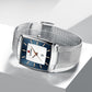 Men’s Ultra-thin Square Mesh Belt Quartz Watch