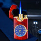Windproof Torch Lighter with Clock
