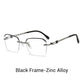 🔥50% OFF🔍 Frameless Blue Light Blocking Glasses | Advanced blue light blocking technology · 👓 Stylish frameless design · Perfect for both casual and business settings