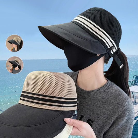 🥳2026 HOT SALE🥳💞50K+ SOLD!🌴☀️ 50% OFF! Women's Breathable Sun Hat – UV protection, lightweight & stylish. Adjustable fit, stays put. Perfect for beach or garden. Your summer essential. 👒🛡️
