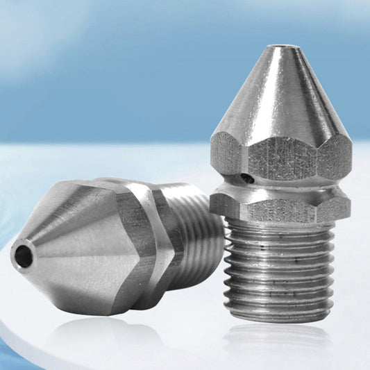 💯 LIMITED TIME HALF PRICE - Stainless Steel Pressure Washer Sewer Jet Nozzle - 1/4'' Quick Coupler