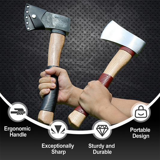 Durable Hatchet with Wood Handle👍