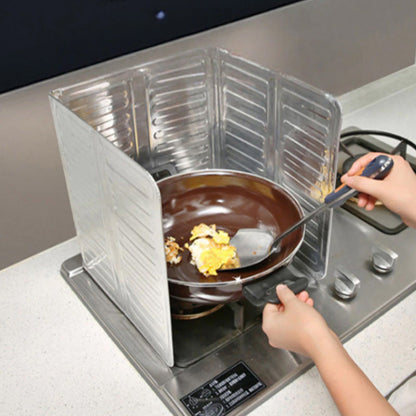 🛡️ Stop Oil Splatter Before It Starts – Kitchen Splash Guard, Heat-Resistant & Easy Clean
