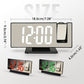 ⏳Time-limited Special⏰LED Mirror Projection Alarm Clock🕰️🎁