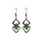 Halloween Green Artificial Gemstone Jewelry Three-Piece Set