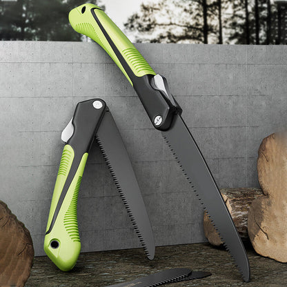 Portable Triple-Edge Folding Saw for Versatile Cutting