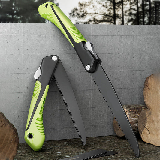 Portable Triple-Edge Folding Saw for Versatile Cutting