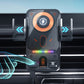 Smart 2-In-1 Auto-Rotating Car Phone Holder & Wireless Charger