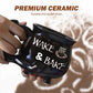 Novelty Glazed Ceramic Coffee Mug with Handle