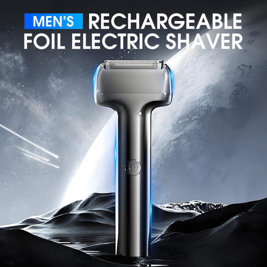 🪒50% OFF NOW! Men's Rechargeable Foil Electric Shaver – Efficient Close Shaving, Cordless Portable Wet & Dry Beard Razor for Daily Grooming