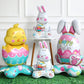 🎁EASTER SALE – 🐰🎉3Giant 3D Standing Bunny Balloon Self-Supporting Festive Cheer