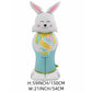 🎁EASTER SALE – 🐰🎉3Giant 3D Standing Bunny Balloon Self-Supporting Festive Cheer