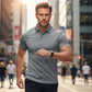 💎 52% OFF! 💎 Men's Quick-Dry Short-Sleeve Lapel T-Shirt – Athletic Fit, Wrinkle-Resistant & Perfect for Work or Weekend 👕✨