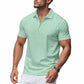 💎 52% OFF! 💎 Men's Quick-Dry Short-Sleeve Lapel T-Shirt – Athletic Fit, Wrinkle-Resistant & Perfect for Work or Weekend 👕✨