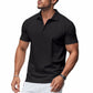 💎 52% OFF! 💎 Men's Quick-Dry Short-Sleeve Lapel T-Shirt – Athletic Fit, Wrinkle-Resistant & Perfect for Work or Weekend 👕✨