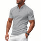💎 52% OFF! 💎 Men's Quick-Dry Short-Sleeve Lapel T-Shirt – Athletic Fit, Wrinkle-Resistant & Perfect for Work or Weekend 👕✨