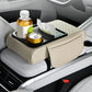 Car armrest organizer with cup holde