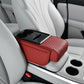 Car armrest organizer with cup holde