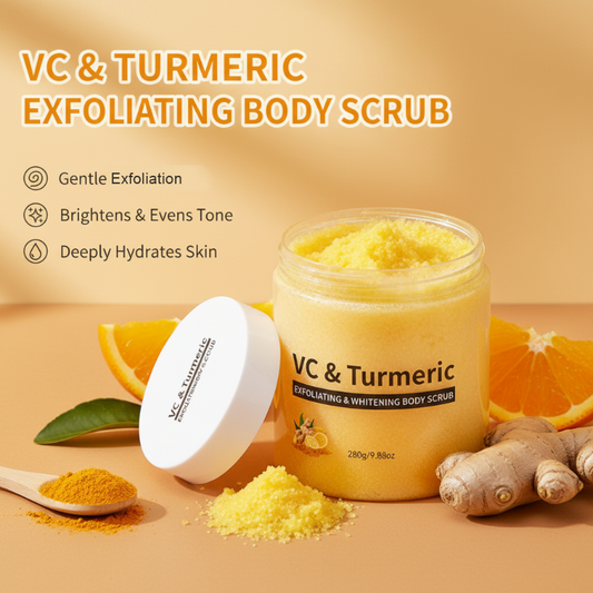 🌿Turmeric & Vitamin C Exfoliating Body Scrub🧴✨