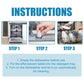 Heavy Duty Dishwasher Cleaner and Deodorizer Tablets