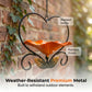 🐦 50% OFF NOW! 💖 Heart-Shaped Bird Feeder – Floral Design, Hanging, Rust-Resistant & Perfect for Backyard or Balcony 🏡