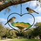 🐦 50% OFF NOW! 💖 Heart-Shaped Bird Feeder – Floral Design, Hanging, Rust-Resistant & Perfect for Backyard or Balcony 🏡