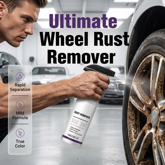 【🔥50% OFF】Instant Rust Remover Spray – Wheels Shine Like New!