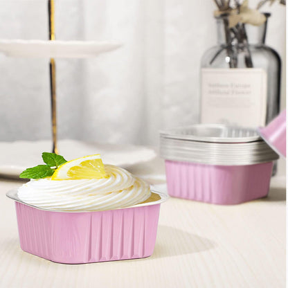 🧁 LIMITED-TIME 49% OFF! ✨ 10 PCS Aluminum Baking Cups – with Lids, Oven & Air Fryer Safe, Disposable ✨