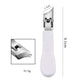📢📢50% OFF!! ⏰Angled, splash-proof nail clippers with a wide opening
