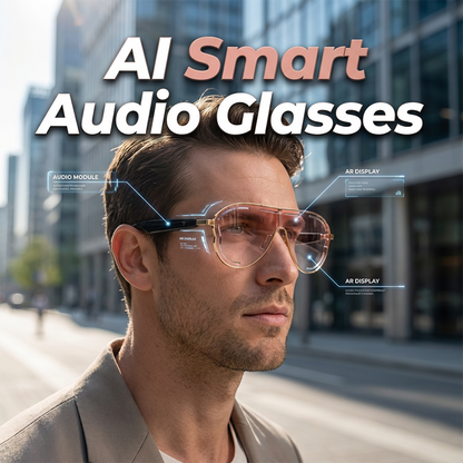 🔥 Limited stock-  75% OFF🔥Smart Bluetooth 5.4 Audio Sunglasses – Open-Ear Wireless Music Glasses with UV Protection & Hands-Free Calling