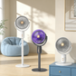🌀 50% OFF 🔋 Cordless Retractable Fan with Remote Control – Rechargeable & Quiet – Adjustable Height, 3 Speeds – Perfect for Home, Office, or Camping