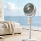 🌀 50% OFF 🔋 Cordless Retractable Fan with Remote Control – Rechargeable & Quiet – Adjustable Height, 3 Speeds – Perfect for Home, Office, or Camping