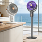 🌀 50% OFF 🔋 Cordless Retractable Fan with Remote Control – Rechargeable & Quiet – Adjustable Height, 3 Speeds – Perfect for Home, Office, or Camping