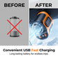 Portable Car Clip On Fan with LED Display