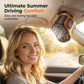 Portable Car Clip On Fan with LED Display
