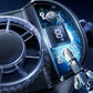 Portable Car Clip On Fan with LED Display