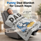 Soft Plush Throw Blanket for Dad