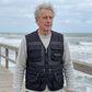 📸Upgraded Version🎣Multifunctional men's vest with over 10 pockets – Lightweight fishing and photography vest made of ice silk | V-neck, breathable, and quick-drying