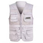 📸Upgraded Version🎣Multifunctional men's vest with over 10 pockets – Lightweight fishing and photography vest made of ice silk | V-neck, breathable, and quick-drying