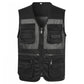 📸Upgraded Version🎣Multifunctional men's vest with over 10 pockets – Lightweight fishing and photography vest made of ice silk | V-neck, breathable, and quick-drying