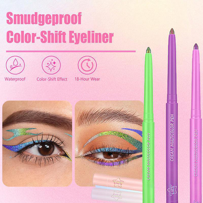Buy 1 Get 1 Free · Smudgeproof Color-Shift Eyeliner ✨