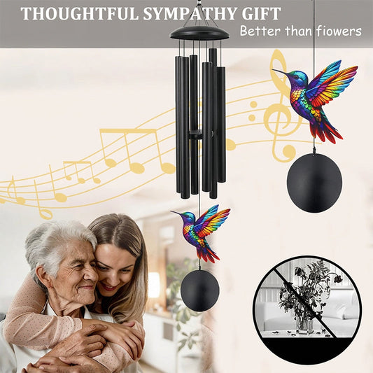 ⏳Time-Limited Special⏰Vintage Metal Memorial Wind Chimes – Soothing Melody, Rust-Resistant Aluminum, Retro Design ✨